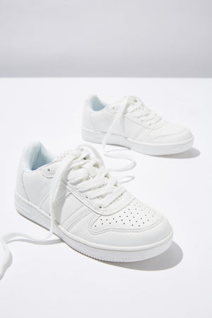 Kids Spliced Trainer - White