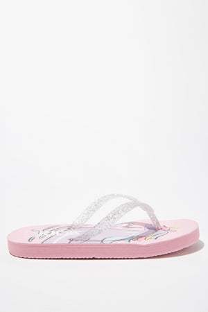 Kids Printed Flip Flop - Unicorn