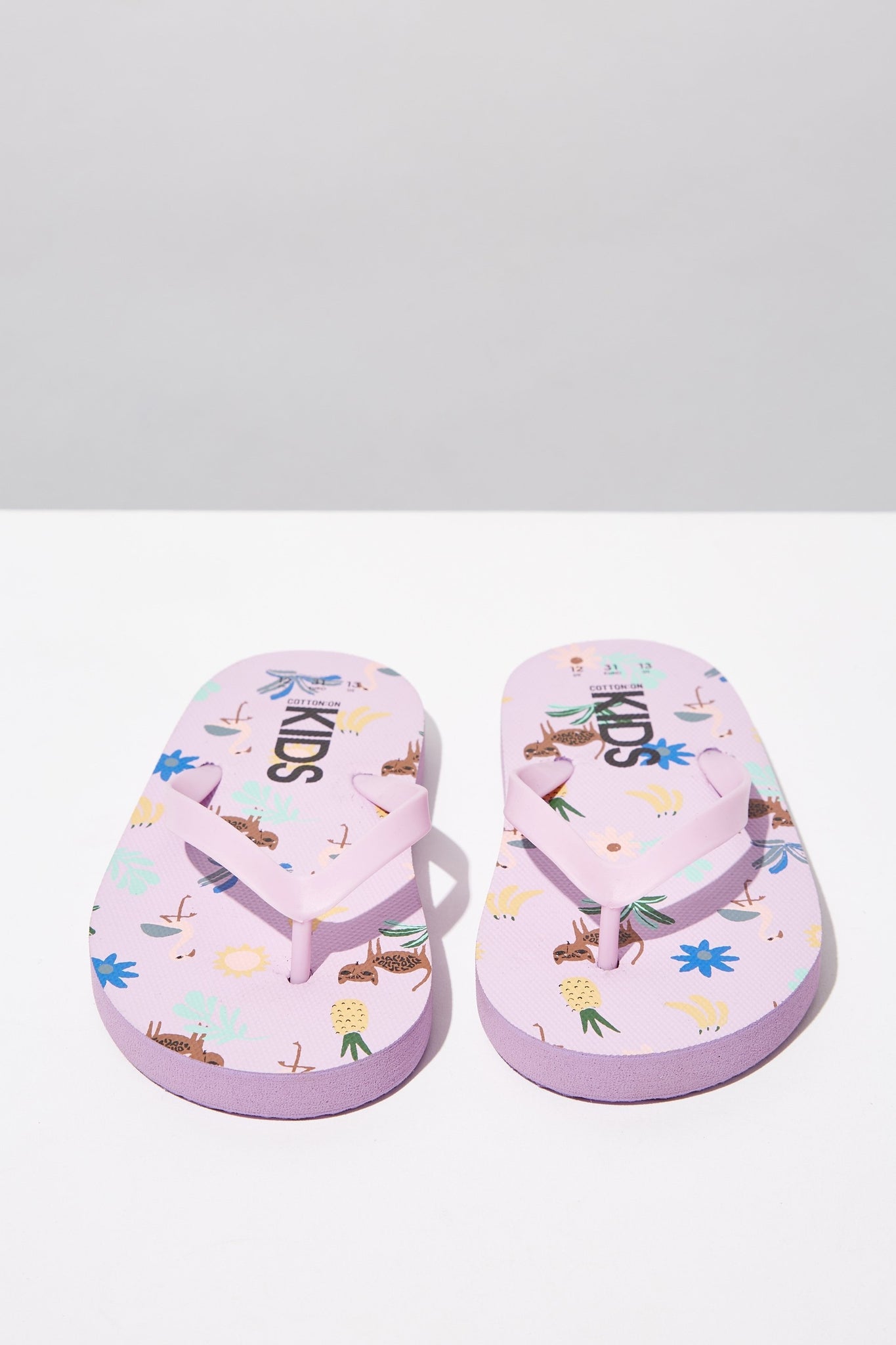 Kids Printed Flip Flop - Pink Lavendar Floral